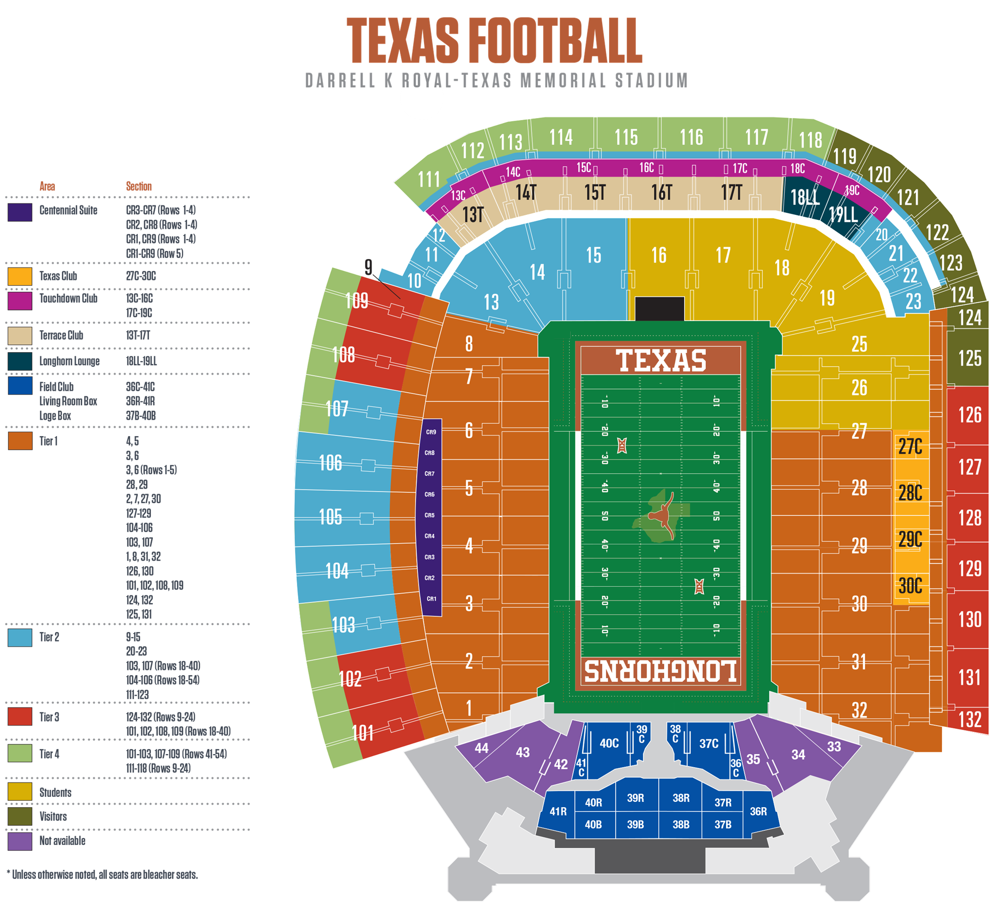 Texas Football Schedule & Tickets